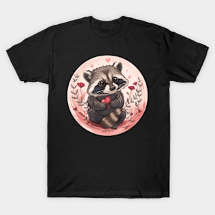 Raccoon Lover Design T-Shirt